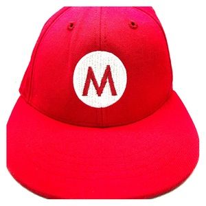 Super Mario M Logo Red Snapback Children’s Cap